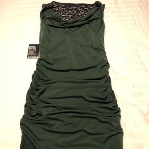 Dark Green Express Dress - Size Small